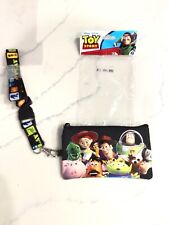Disney Toy Story Woody Buzz Lightyear Lanyard ID Badge Holder/Cash/change holder picture