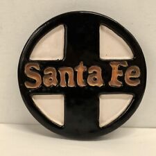 RARE Proutyline Vintage Tile Santa Fe Railroad Memorabilia picture