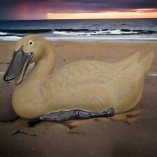 Vintage Circa 1970 Chinese Shiwan Pottery Duck Figurine picture