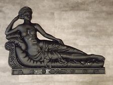 Vintage Mid-Century Cast Iron Wall Sculpture - Venus Victorious 