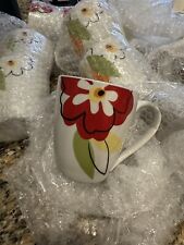 set of 7 floral corsica porcelain fiji mugs picture