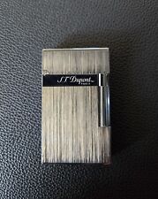 NO RESERVE - BRAND NEW - S.T. Dupont Ligne 2 Brushed Silver Lighter picture