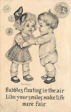 Romantic Kids~Bubbles Floating~Like Your Smiles~Life More Fair~Artist CE Perry picture