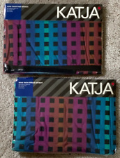Vintage New KATJA TANGIER Twin Fitted & Flat Sheet Set Bright 80’s 90’s NOS picture