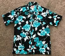 Vintage Sears Mens Hawaii Aloha 1970s Hawaiian Polyester Shirt Size Medium picture