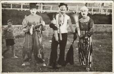CPA AULT Harlequin Clown Photo Card DAMAGED (18552) picture