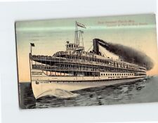 Postcard New Steamer Put In Bay Detroit & Put In Bay Route USA picture