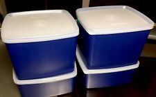 NEW USA VINTAGE TUPPERWARE “Millionaire Line”Set of 4 Containers #311,312 wSeals picture