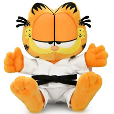 ✿ New GARFIELD Fat Tabby Cat KARATE OUTFIT Stuffed Plush Toy Dressed Plushie picture
