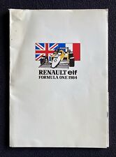 1984 Renault Elf Formula 1 F1 100th Grand Prix Press Kit Photos Warwick Tambay picture