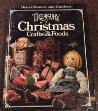 Vtg 1980 Better Homes & Gardens Treasury of CHRISTMAS Crafts & Foods Recipes picture