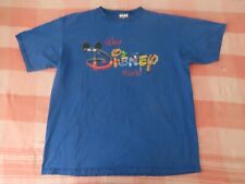 Vintage Mickey Inc Walt Disney World T-Shirt Size XL blue, Made In U.S.A. picture