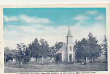 Vintage Postcard Smallest Church in the World Festina, Iowa Unposted picture