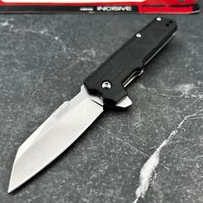 Kershaw Incisive Black Assisted Open Wharncliffe Blade EDC Folding Pocket Knife picture