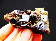 67 g natural deep purple cubofluorite specimen originated in China picture
