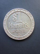 1994  HARRAH'S  HOTEL & CASINO ATLANTIC CITY COIN  30  YEARS  OLD picture