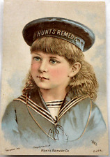 Hunt's Remedy Co. The Best Kidney and Liver Medicine N.Y. Victorian Trade Card picture