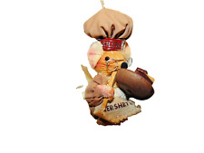 Vintage Kurt Adler Christmas Ornament 1982 Corn Husk Hershey Chocolate Mouse picture