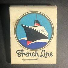 French Lines Full 20-Strike Matchbook c1930's-40's VGC Very Scarce picture