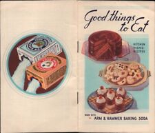 1935 ARM & HAMMER BAKING SODA vintage advertising cookbook 
