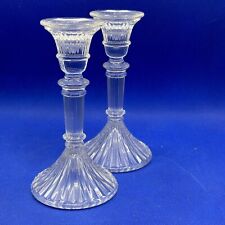 Petite Vintage Lenox Collection Full Lead Crystal Candlestick Holder 5.5” Tall picture