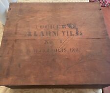 Antique Tuckers's Alarm Till No. 1, Signed, Wooden Drawer Cash Register picture
