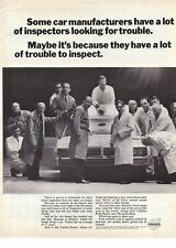 1967 Volvo Car Inspectors looking for Trouble Vintage Magazine Print Ad/Poster picture