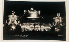 Vintage Vichy France The Casino At Night RPPC  picture