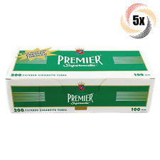5x Boxes Premier Menthol Green 100MM 100's ( 1,000 Tubes ) Cigarette Tobacco RYO picture
