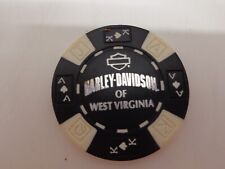 Harley Davidson of West Virginia Dealership 35th Anniversary Black Poker Chip picture