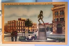 Postcard - The Trojan Statue, University Of Southern California, Los Angeles, CA picture