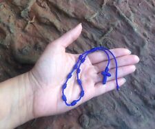Knotted Rosary Bracelet -Blue BUY TWO GET ONE FREE Limited Offer(USA Seller) picture