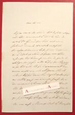● L.A.S 1853 Anatole de GALLIER Ancient Tain Pdt Archaeology Society Drôme letter picture