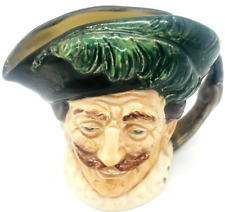 Royal Doulton Toby Jug CAVALIER D6173 Small Early A Mark No Goatee Vintage picture