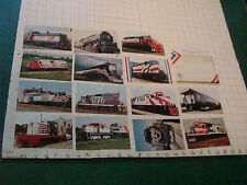 Original Vintage Postcard set: BICENTENNIAL SET #3 of RAILROAD complete set 14  picture