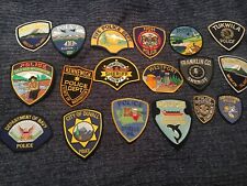 Lot of 18 Various State of Washington Police Dept. Patches Vintage Ones Included picture