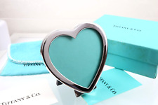Vintage Tiffany & Co. Sterling Silver Heart Photo Frame for 2
