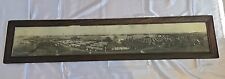 RARE VINTAGE PANORAMIC MILITARY PHOTO 1910 DEER POINT CAMP - GUANTANAMO BAY  picture