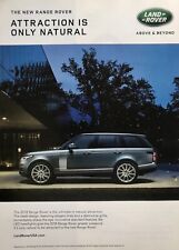 2018 Range Rover Attraction Is Only Natural PRINT AD SUV PHOTO Promo picture