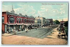 c1910 West Side Public Square Exterior Building Chariton Iowa Vintage Postcard picture