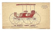 c1890 Trade Card Bradley & Co., 