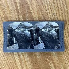 Antique Stereoscope Mt Sir Donald Stereoview 3D Matterhond of US BC Canada US picture