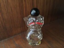 Vintage 1920-40's Perfume Miniature Glass Bull Dog or Cat picture