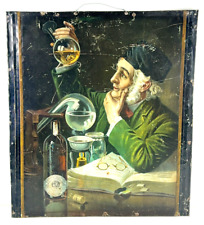 Antique 1890's Duffy Malt Whiskey Advertising Tin Sign ORIGINAL 22x20 liquor picture