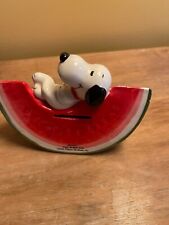 Vintage Snoopy Ceramic Watermelon Bank  United Feature Syndicate Inc picture