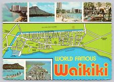 World Famous Waikiki Hawaii Multi View Postcard, Posted 1979 from Honolulu HI picture