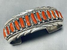 IMPORTANT CHEE FAMILY VINTAGE NAVAJO TURQUOISE STERLING SILVER BRACELET picture