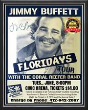 Jimmy Buffett - Floridays Tour - Autograph Reprint - Metal Sign 11 x 14 picture