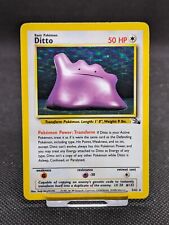 Ditto 3/62 Fossil Set Holo Rare Pokemon WOTC LP/Played picture