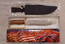 Civil War D-Guard Bowie Short Sword Blade Knife Brass Guard New In Box  picture